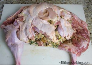 Turducken  with chicken
