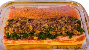 Loin of pork stuffed