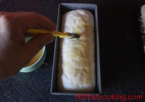 bread brushed