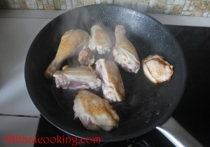 frying chicken