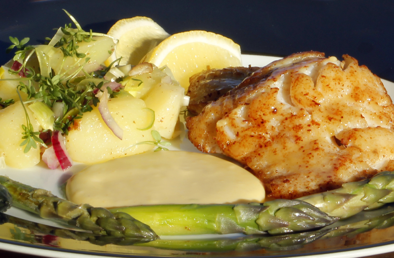 Pan Fried Haddock Hollandaise All That Cooking